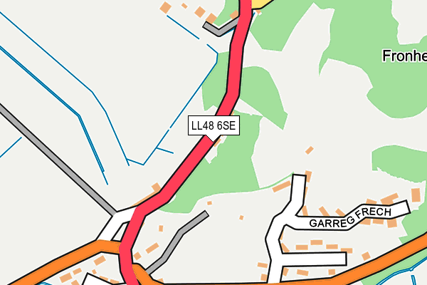 LL48 6SE map - OS OpenMap – Local (Ordnance Survey)