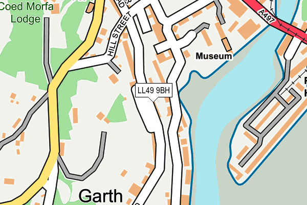 LL49 9BH map - OS OpenMap – Local (Ordnance Survey)