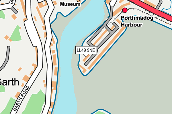 LL49 9NE map - OS OpenMap – Local (Ordnance Survey)