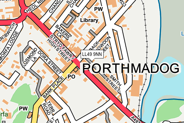 LL49 9NN map - OS OpenMap – Local (Ordnance Survey)