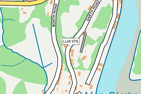 LL49 9TN map - OS OpenMap – Local (Ordnance Survey)