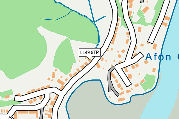 LL49 9TP map - OS OpenMap – Local (Ordnance Survey)