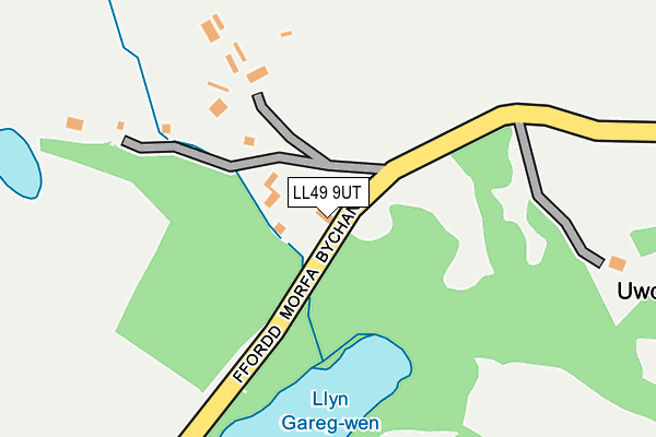 LL49 9UT map - OS OpenMap – Local (Ordnance Survey)