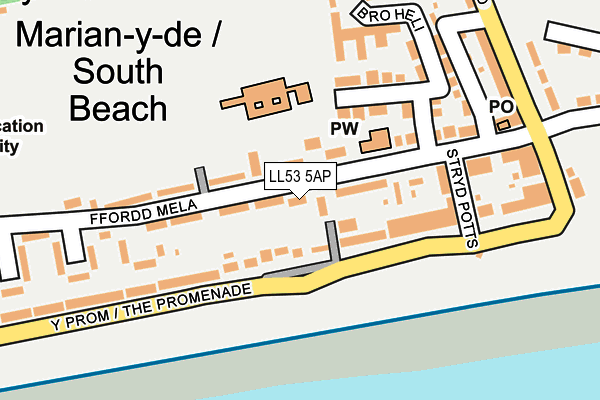 Map of DAFYDD LLOYD LIMITED at local scale