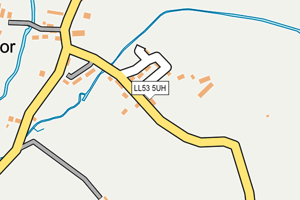 LL53 5UH map - OS OpenMap – Local (Ordnance Survey)