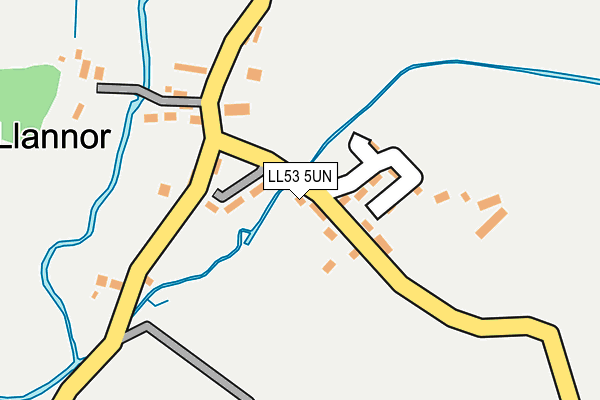 LL53 5UN map - OS OpenMap – Local (Ordnance Survey)