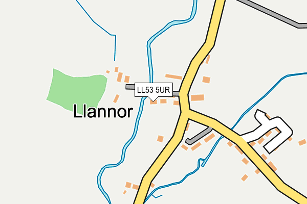 LL53 5UR map - OS OpenMap – Local (Ordnance Survey)