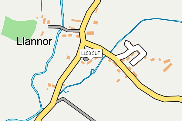 LL53 5UT map - OS OpenMap – Local (Ordnance Survey)