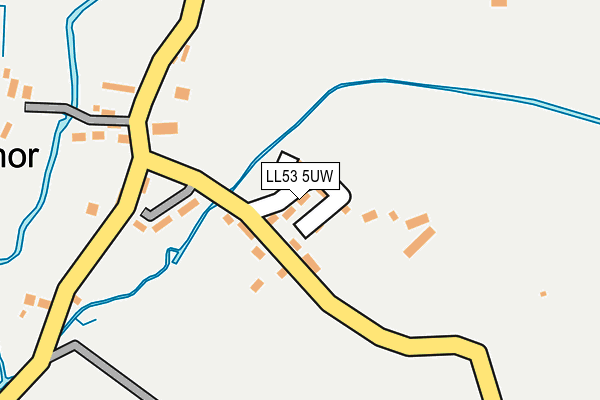 LL53 5UW map - OS OpenMap – Local (Ordnance Survey)