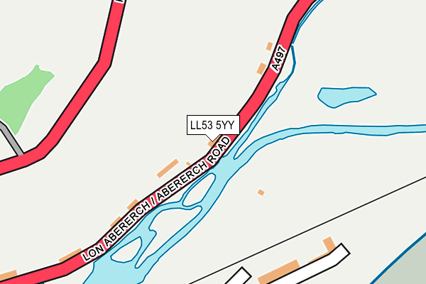 LL53 5YY map - OS OpenMap – Local (Ordnance Survey)
