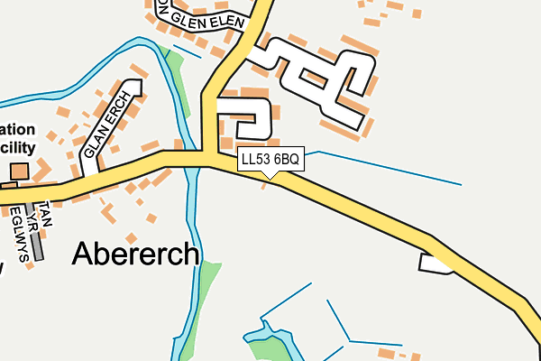 LL53 6BQ map - OS OpenMap – Local (Ordnance Survey)