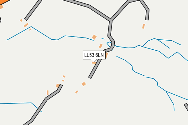 LL53 6LN map - OS OpenMap – Local (Ordnance Survey)