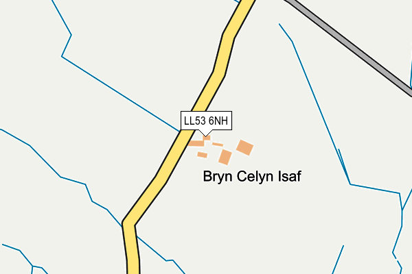 LL53 6NH map - OS OpenMap – Local (Ordnance Survey)