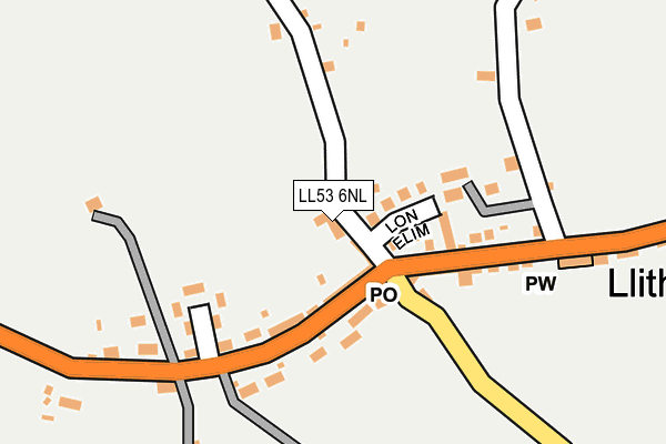 LL53 6NL map - OS OpenMap – Local (Ordnance Survey)