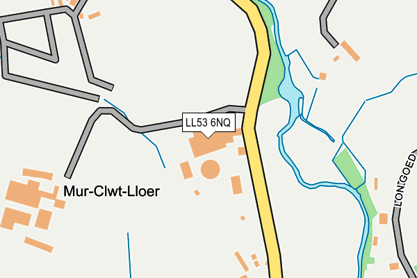 LL53 6NQ map - OS OpenMap – Local (Ordnance Survey)