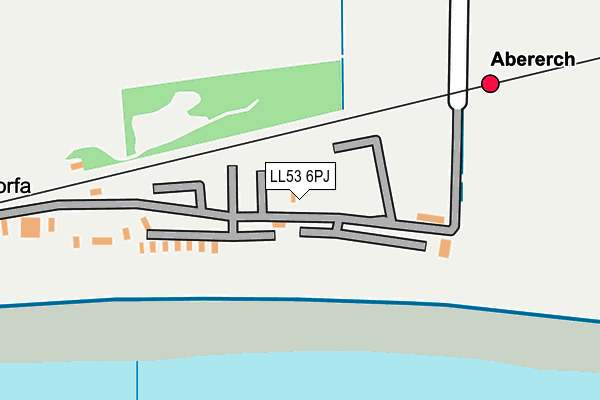 LL53 6PJ map - OS OpenMap – Local (Ordnance Survey)