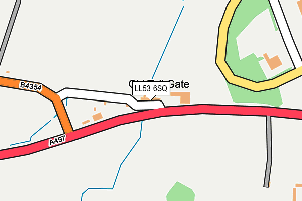 LL53 6SQ map - OS OpenMap – Local (Ordnance Survey)