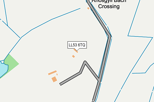 LL53 6TQ map - OS OpenMap – Local (Ordnance Survey)