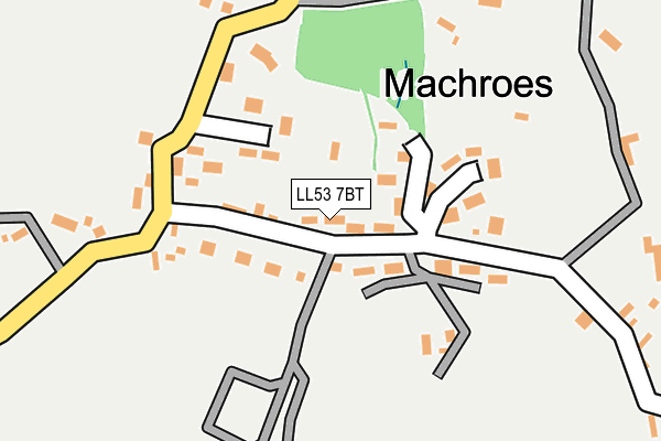 LL53 7BT map - OS OpenMap – Local (Ordnance Survey)