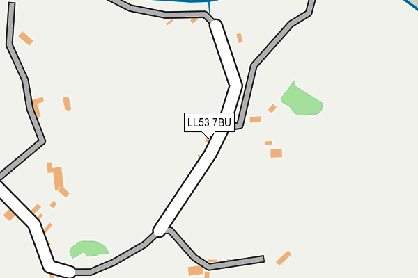 LL53 7BU map - OS OpenMap – Local (Ordnance Survey)