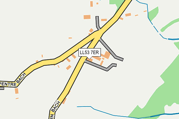 LL53 7ER map - OS OpenMap – Local (Ordnance Survey)