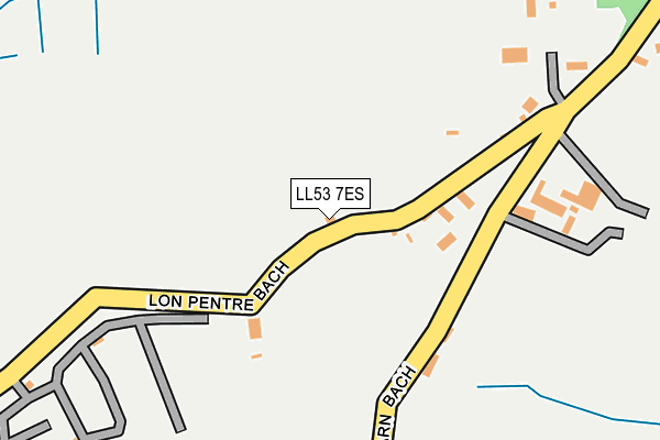 LL53 7ES map - OS OpenMap – Local (Ordnance Survey)