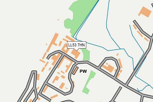 LL53 7HN map - OS OpenMap – Local (Ordnance Survey)
