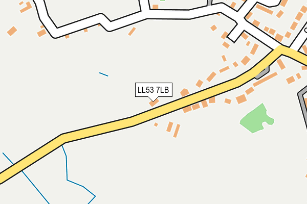 LL53 7LB map - OS OpenMap – Local (Ordnance Survey)