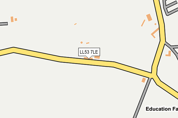 LL53 7LE map - OS OpenMap – Local (Ordnance Survey)