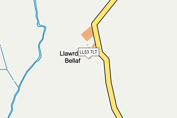 LL53 7LT map - OS OpenMap – Local (Ordnance Survey)