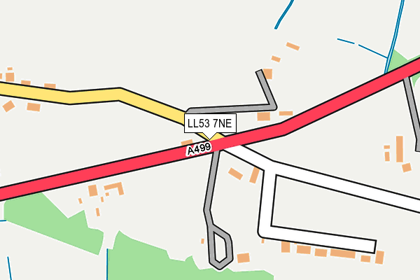 LL53 7NE map - OS OpenMap – Local (Ordnance Survey)