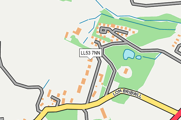 LL53 7NN map - OS OpenMap – Local (Ordnance Survey)