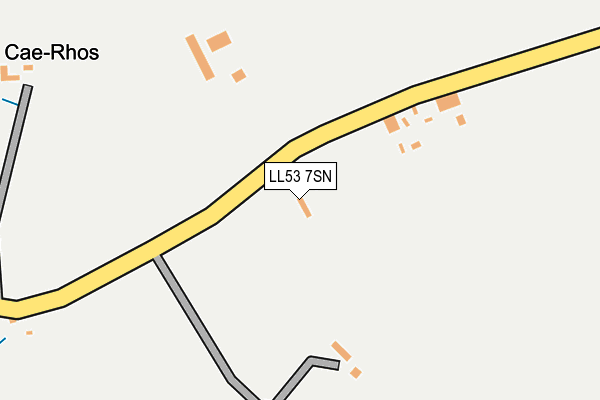 LL53 7SN map - OS OpenMap – Local (Ordnance Survey)