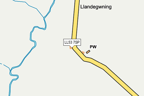LL53 7SP map - OS OpenMap – Local (Ordnance Survey)