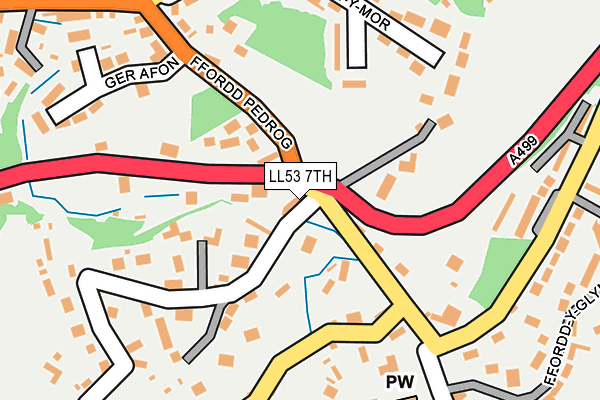 LL53 7TH map - OS OpenMap – Local (Ordnance Survey)