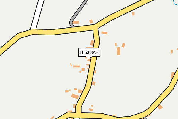 LL53 8AE map - OS OpenMap – Local (Ordnance Survey)