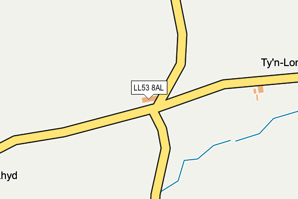 LL53 8AL map - OS OpenMap – Local (Ordnance Survey)