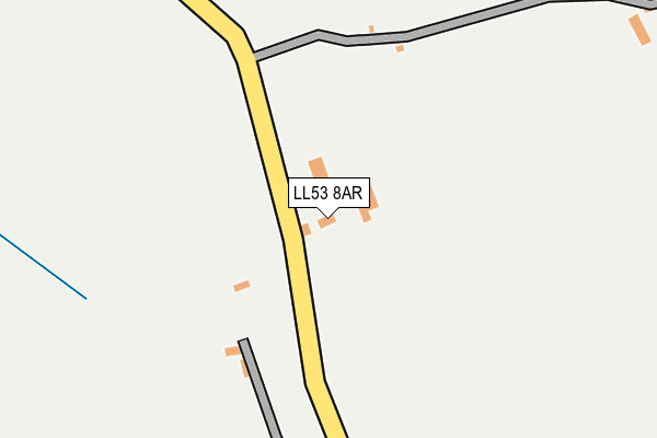 LL53 8AR map - OS OpenMap – Local (Ordnance Survey)