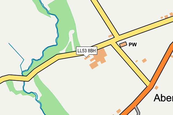 LL53 8BH map - OS OpenMap – Local (Ordnance Survey)