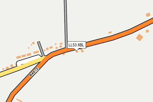 LL53 8BL map - OS OpenMap – Local (Ordnance Survey)