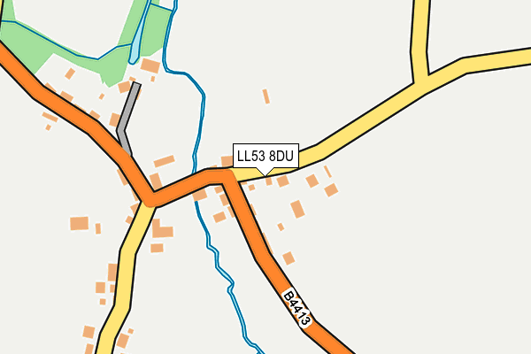LL53 8DU map - OS OpenMap – Local (Ordnance Survey)
