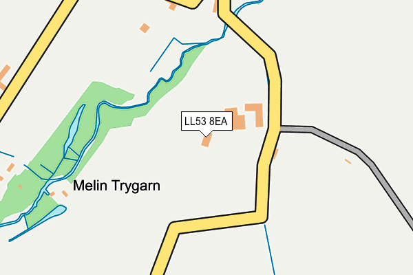 LL53 8EA map - OS OpenMap – Local (Ordnance Survey)