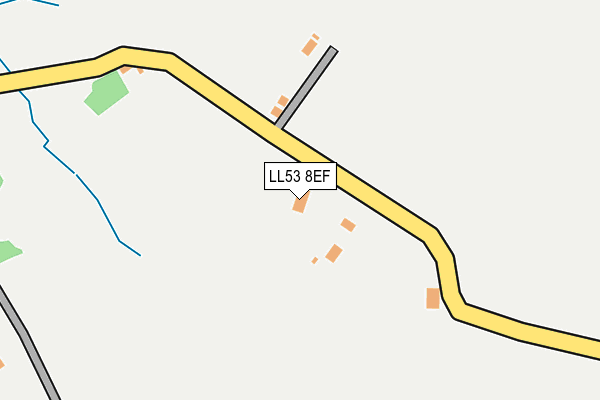 LL53 8EF map - OS OpenMap – Local (Ordnance Survey)