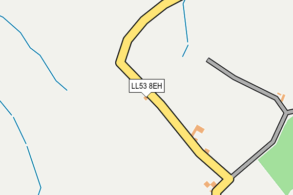 LL53 8EH map - OS OpenMap – Local (Ordnance Survey)