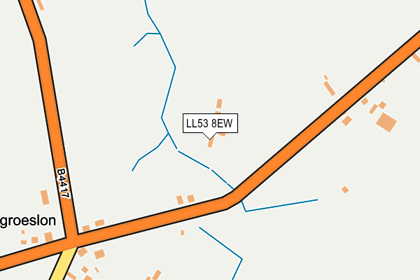 LL53 8EW map - OS OpenMap – Local (Ordnance Survey)