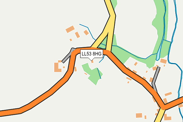 LL53 8HG map - OS OpenMap – Local (Ordnance Survey)