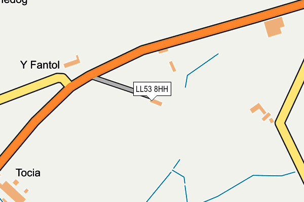 LL53 8HH map - OS OpenMap – Local (Ordnance Survey)