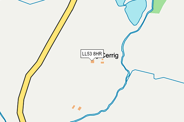 LL53 8HR map - OS OpenMap – Local (Ordnance Survey)