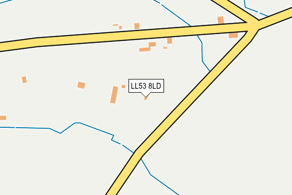 LL53 8LD map - OS OpenMap – Local (Ordnance Survey)