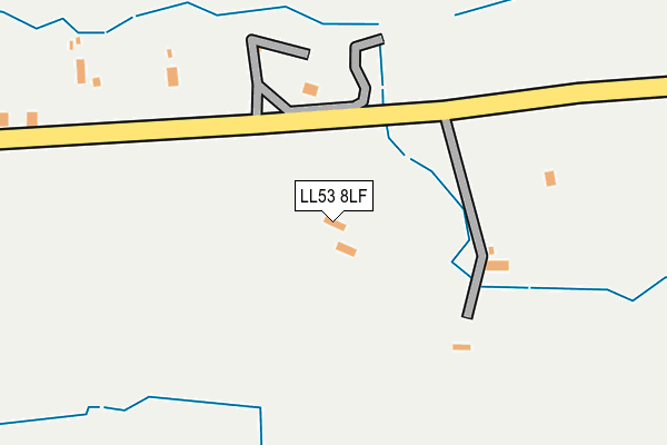 LL53 8LF map - OS OpenMap – Local (Ordnance Survey)